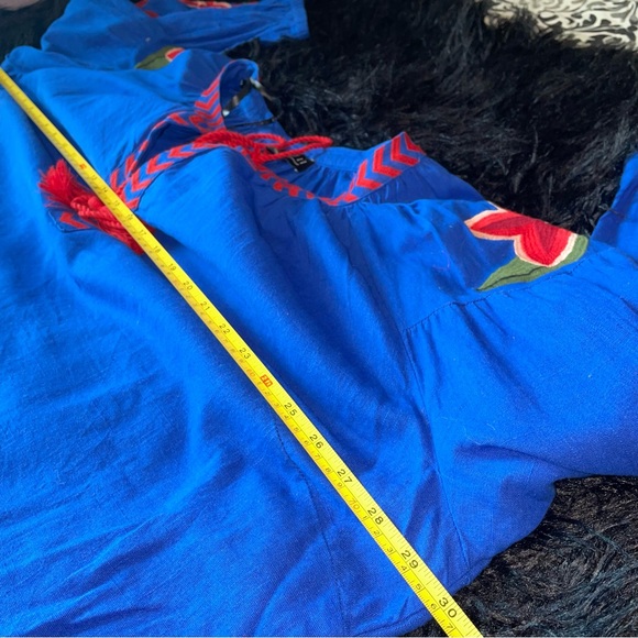 Eloquii embroidered top with tassels, size 18 - Picture 6 of 10